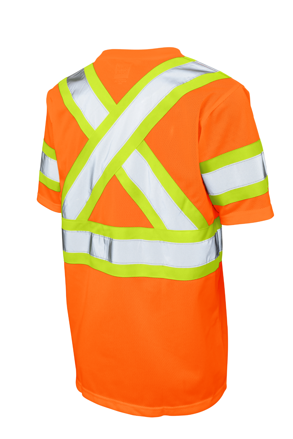 Hi-Vis Micro Mesh Short Sleeve Safety T-Shirt By Tough Duck - Style ST091