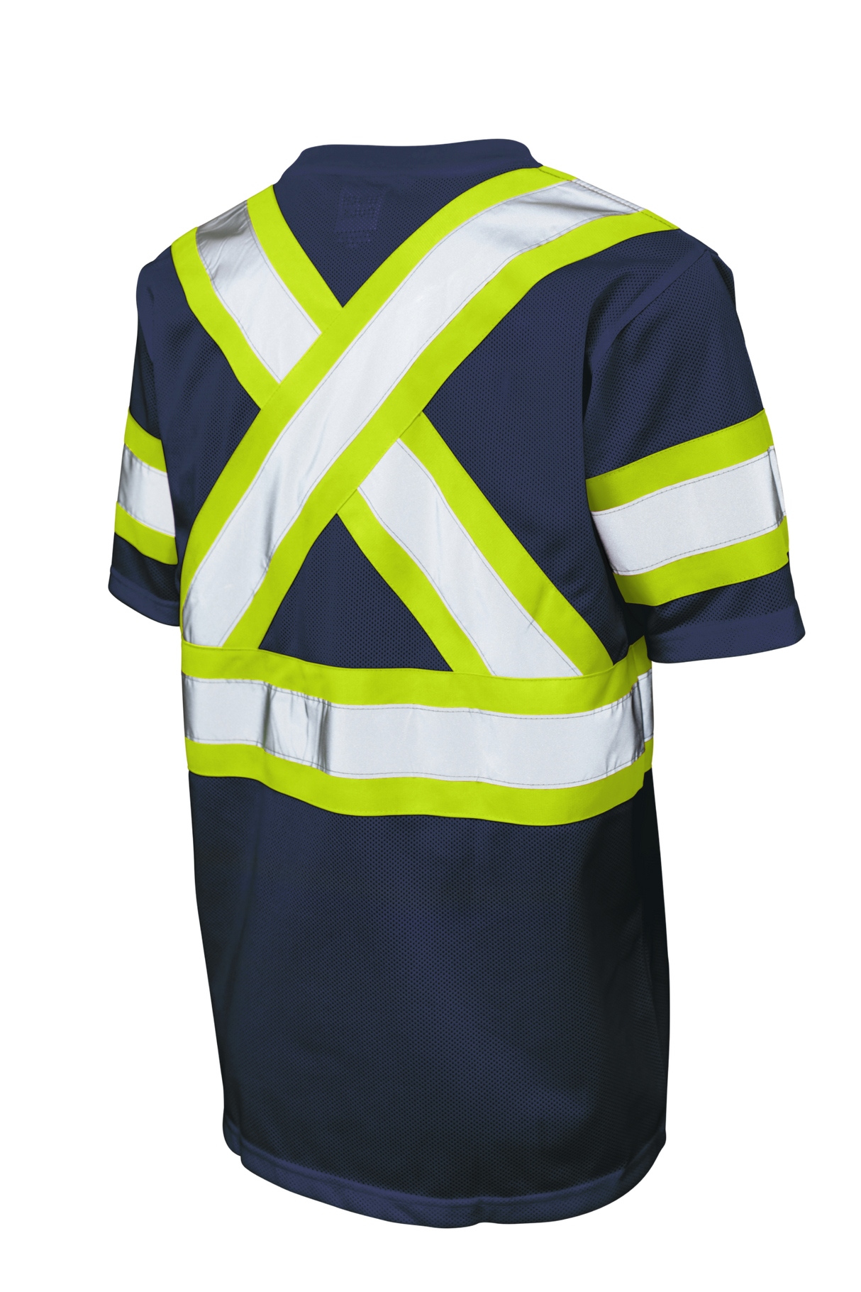 Hi-Vis Micro Mesh Short Sleeve Safety T-Shirt By Tough Duck - Style ST091