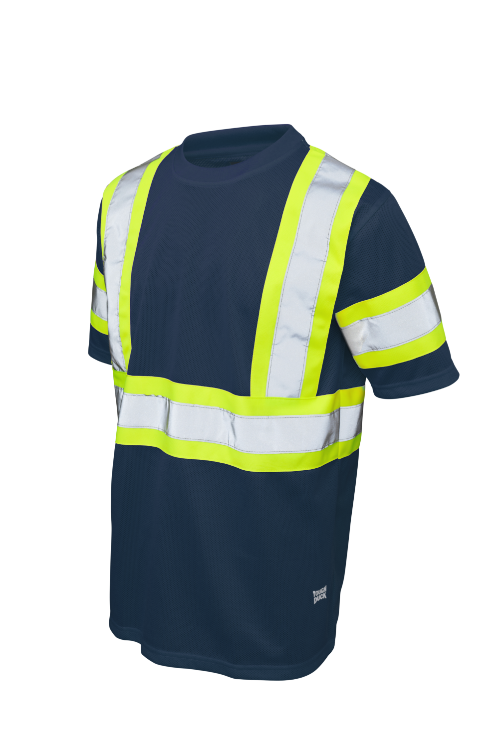 Hi-Vis Micro Mesh Short Sleeve Safety T-Shirt By Tough Duck - Style ST091