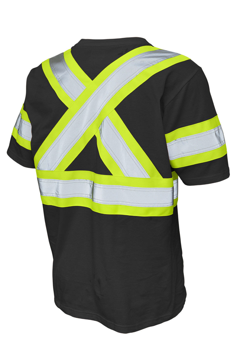 Hi-Vis 100% Cotton Jersey Short Sleeve Safety T-Shirt By Tough Duck - Style ST11