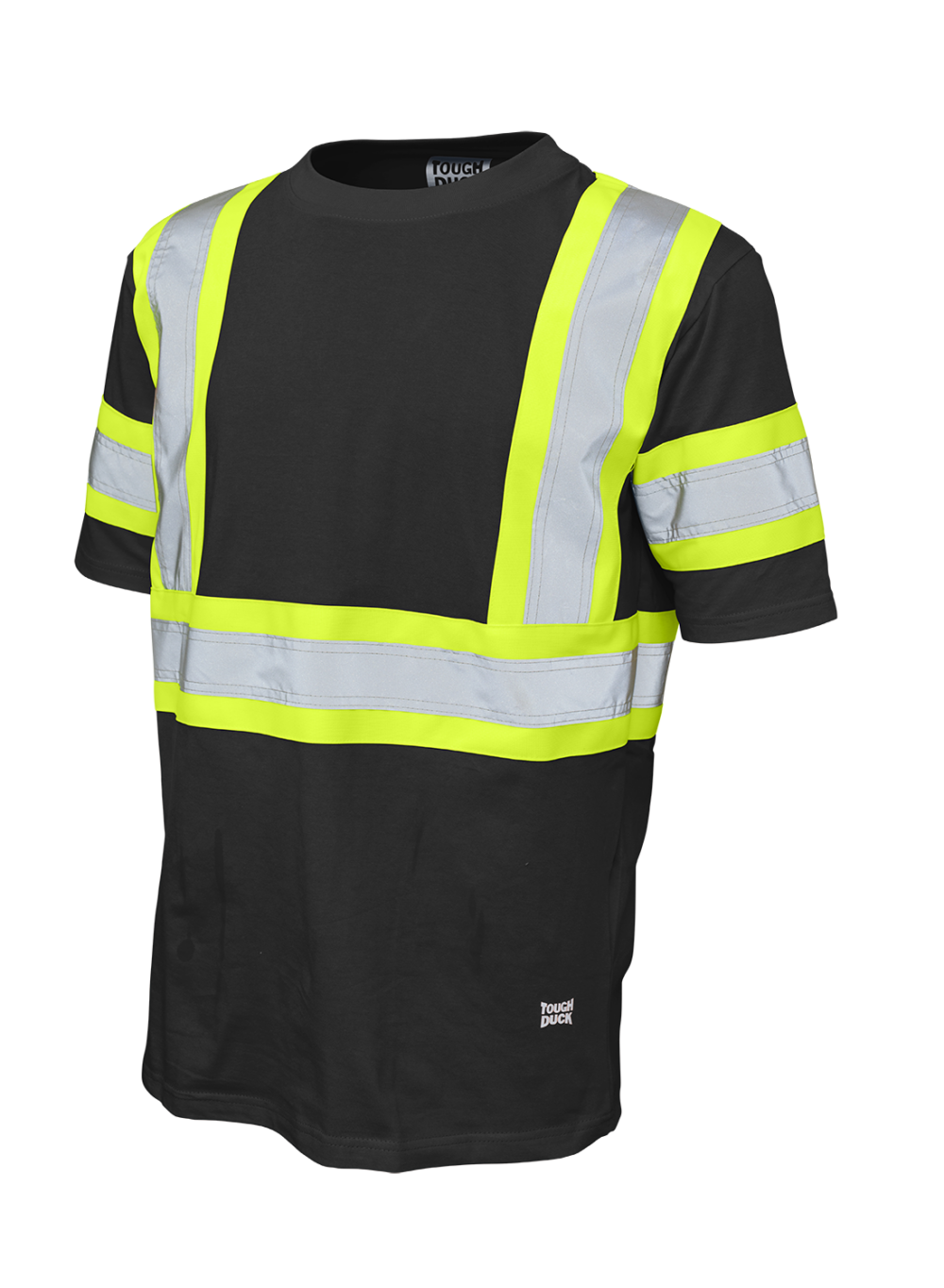 Hi-Vis 100% Cotton Jersey Short Sleeve Safety T-Shirt By Tough Duck - Style ST11