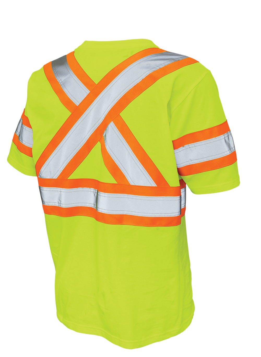 Hi-Vis 100% Cotton Jersey Short Sleeve Safety T-Shirt By Tough Duck - Style ST11
