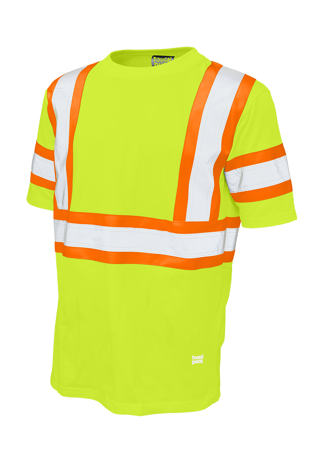 Hi-Vis 100% Cotton Jersey Short Sleeve Safety T-Shirt By Tough Duck - Style ST11