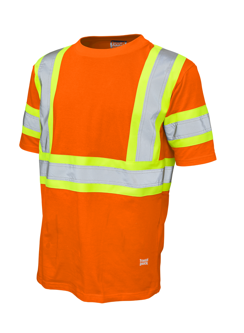 Hi-Vis 100% Cotton Jersey Short Sleeve Safety T-Shirt By Tough Duck - Style ST11
