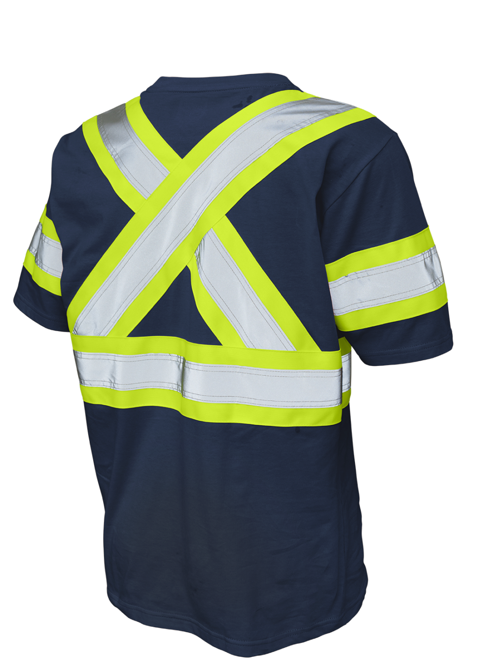 Hi-Vis 100% Cotton Jersey Short Sleeve Safety T-Shirt By Tough Duck - Style ST11