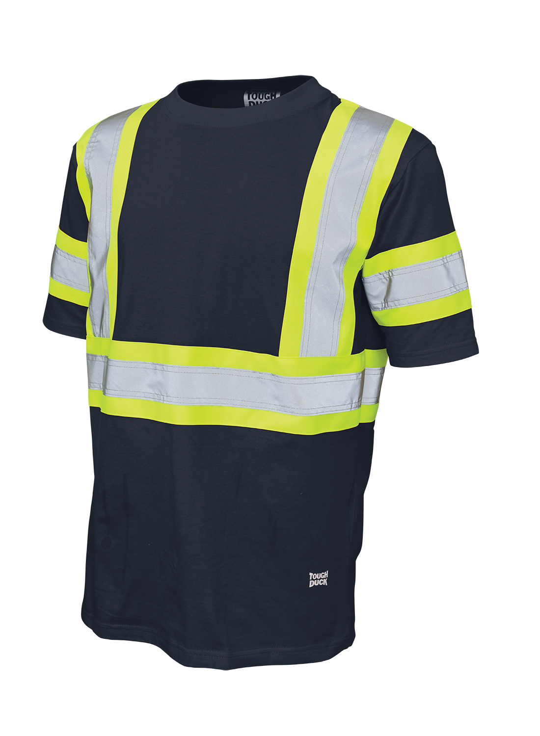 Hi-Vis 100% Cotton Jersey Short Sleeve Safety T-Shirt By Tough Duck - Style ST11
