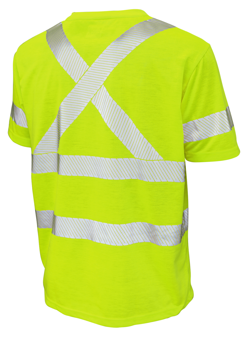 Hi-Vis Polyester Jersey Short Sleeve Safety T-Shirt By Tough Duck - Style ST12