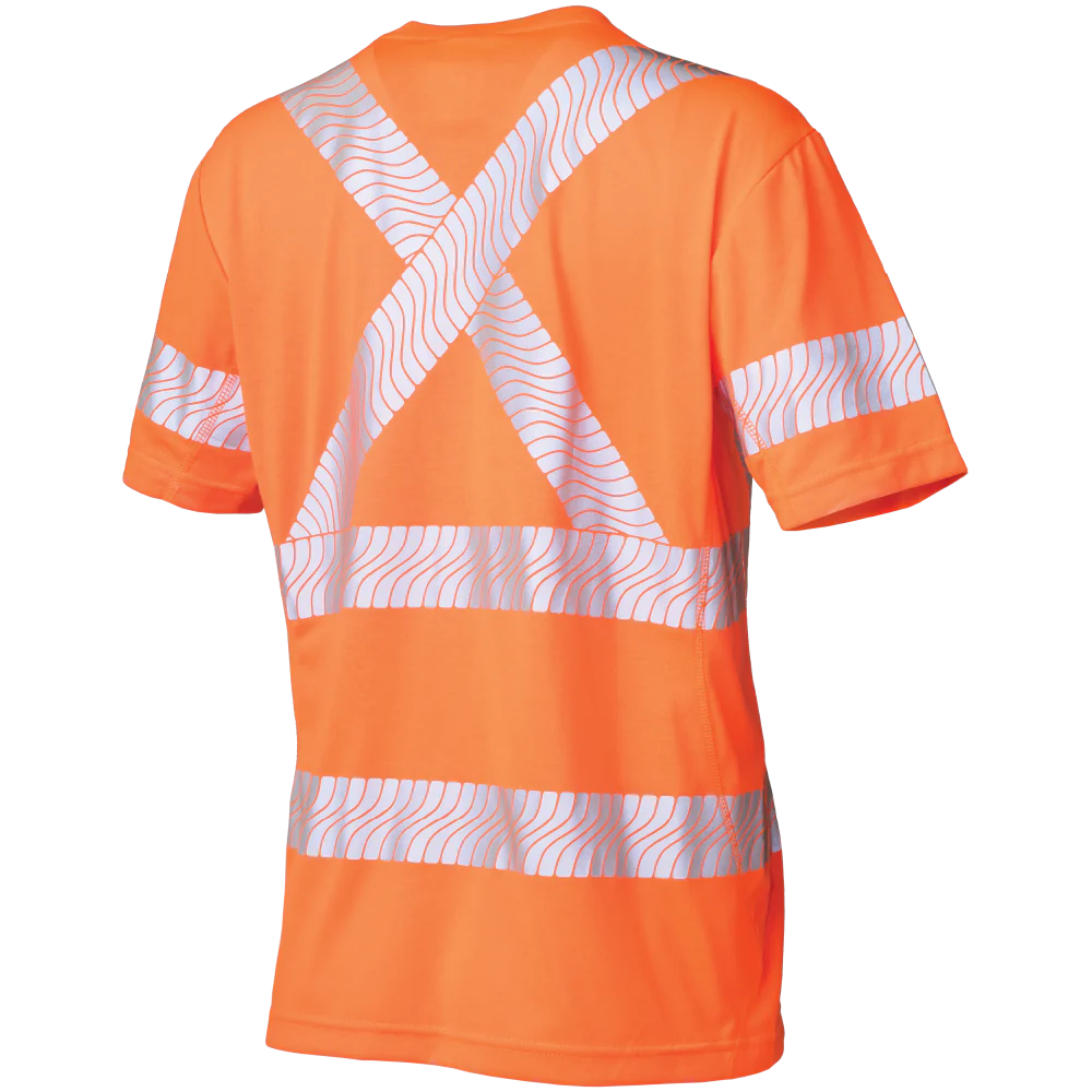 Women's Polyester Jersey Short Sleeve Safety T-Shirt by Tough Duck - Style ST23