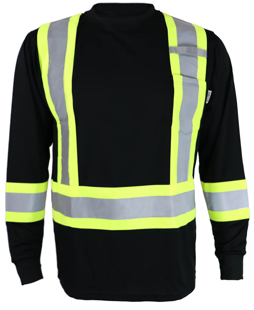 Hi-Visibility Long Sleeve Shirts by Gatts Workwear - Style STX4LS
