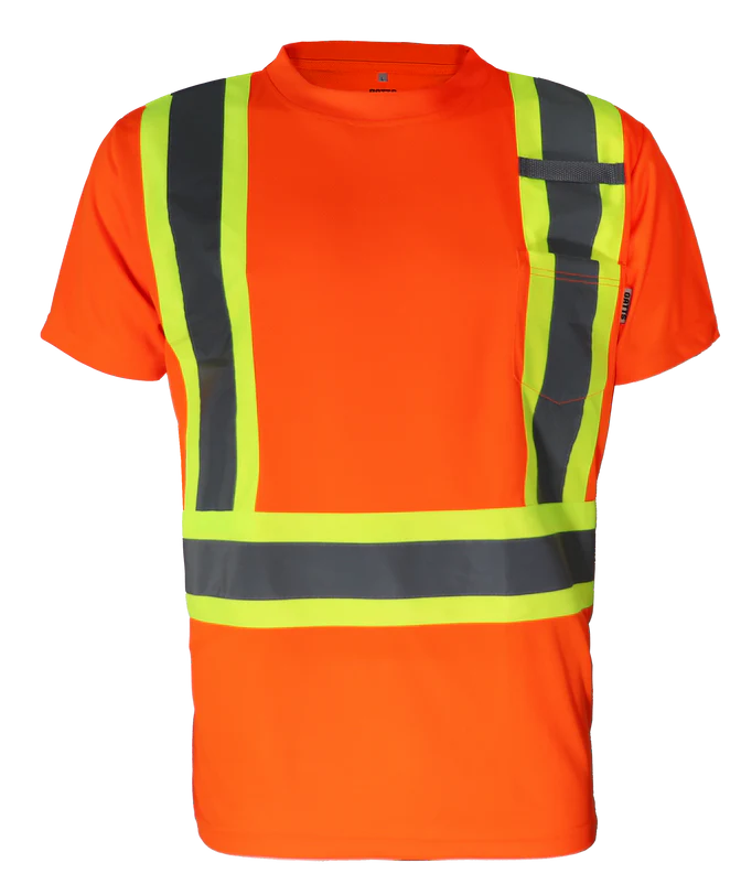 Hi-Visibility Short Sleeve Shirts by Gatts Workwear - Style STX4SS