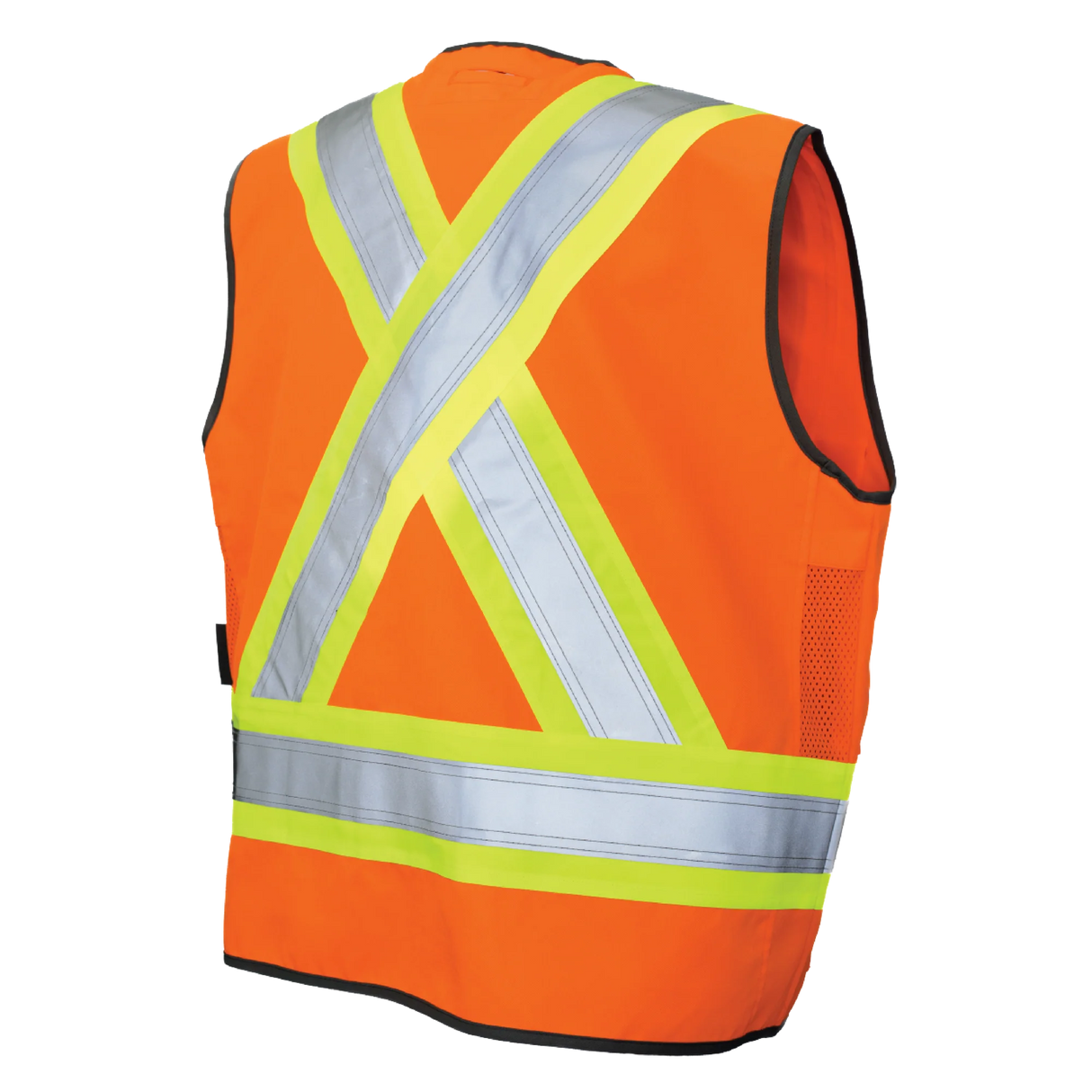 Poly Twill Deluxe Safety Vest by Tough Duck - Style SV12