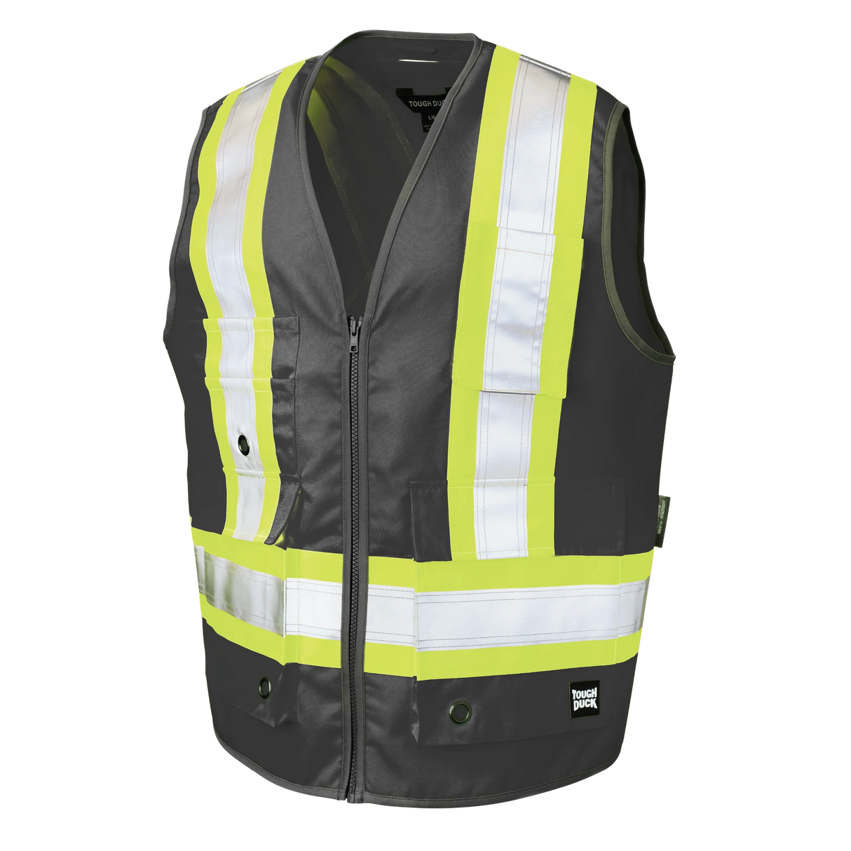 Poly Twill Deluxe Safety Vest by Tough Duck - Style SV12