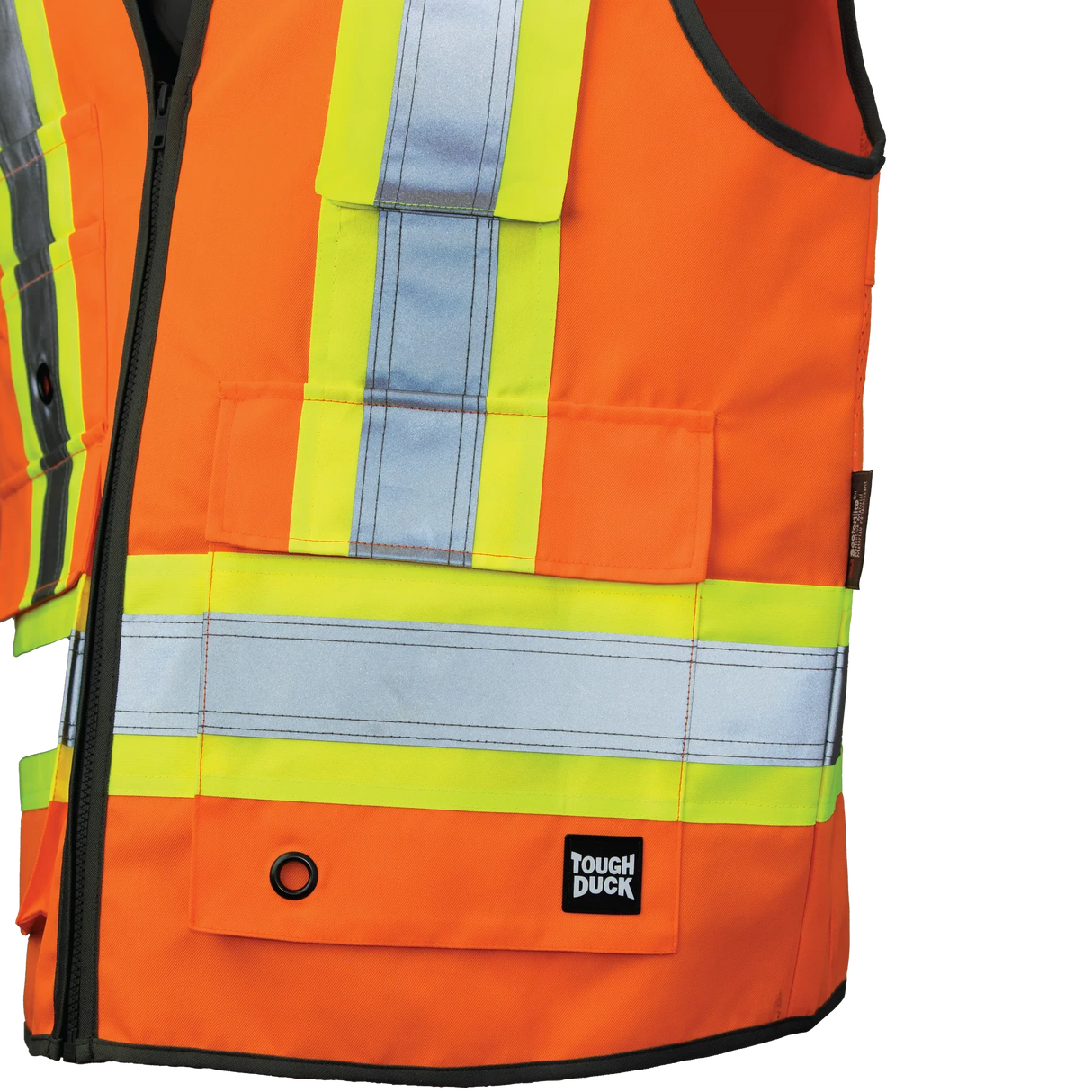 Poly Twill Deluxe Safety Vest by Tough Duck - Style SV12