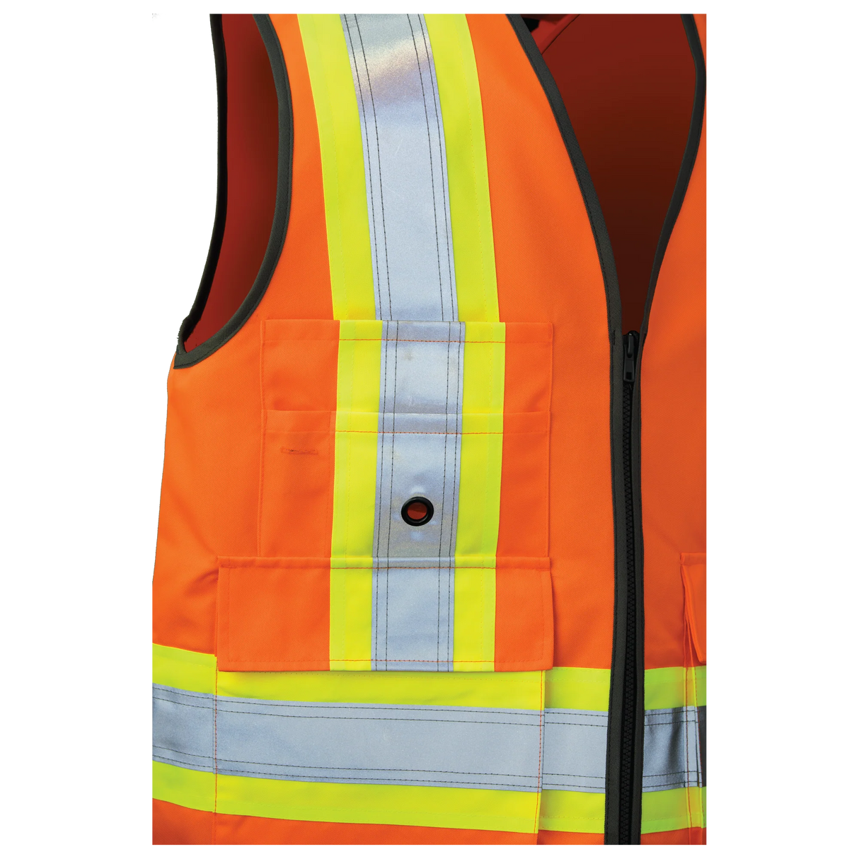 Poly Twill Deluxe Safety Vest by Tough Duck - Style SV12