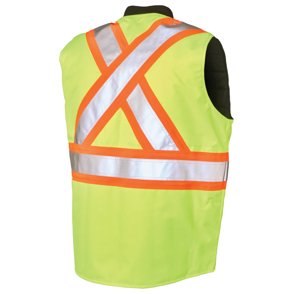 Ripstop Reversible Safety Vest by Tough Duck - Style SV14