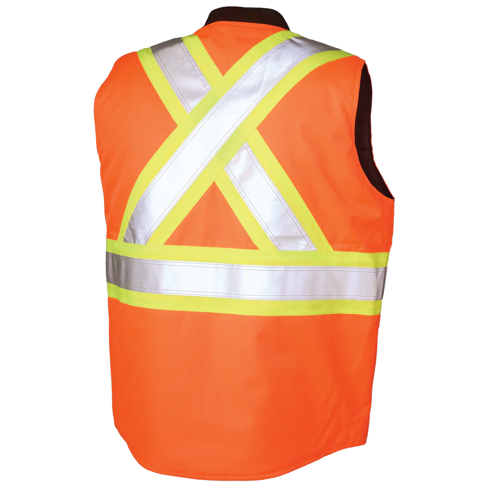 Ripstop Reversible Safety Vest by Tough Duck - Style SV14