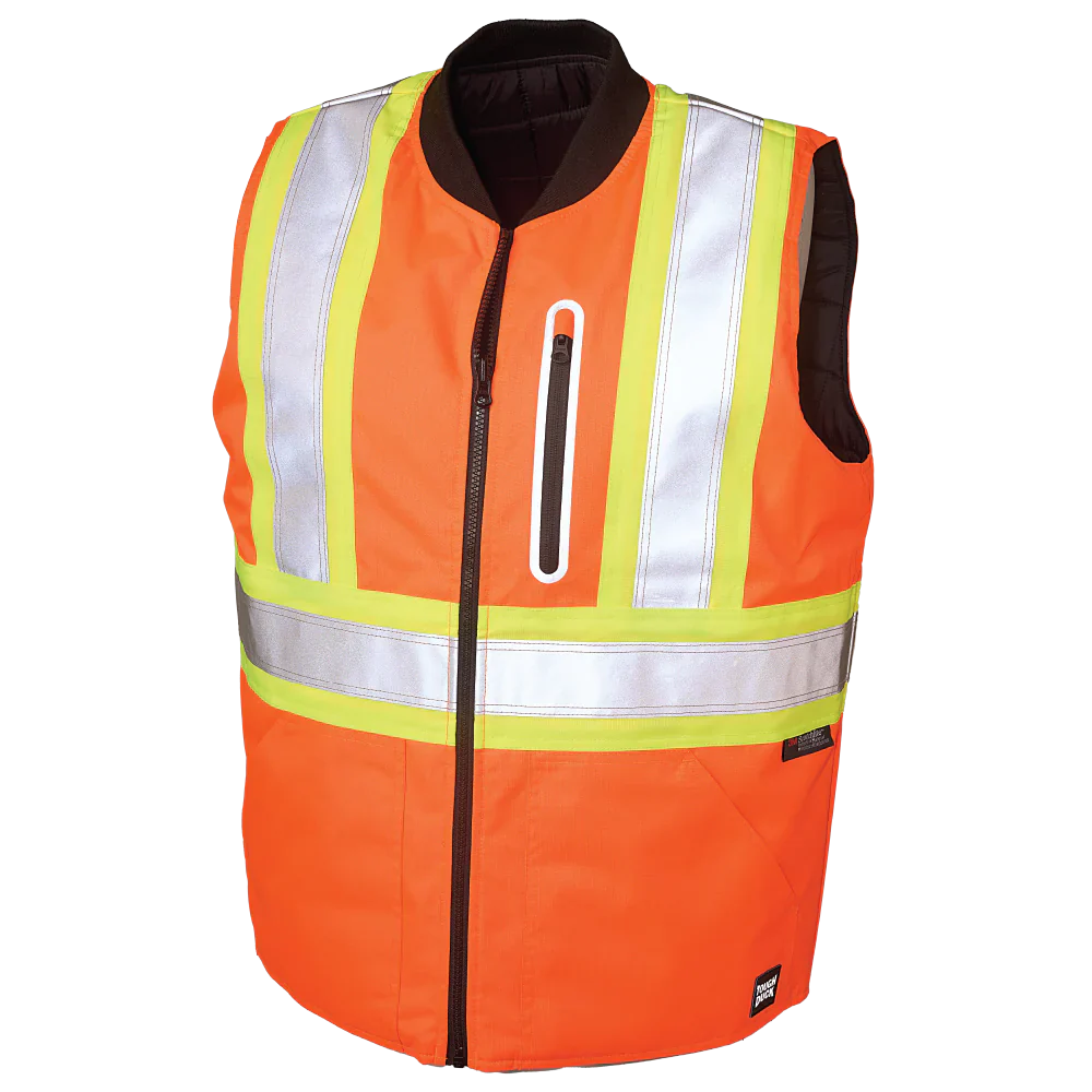 Ripstop Reversible Safety Vest by Tough Duck - Style SV14