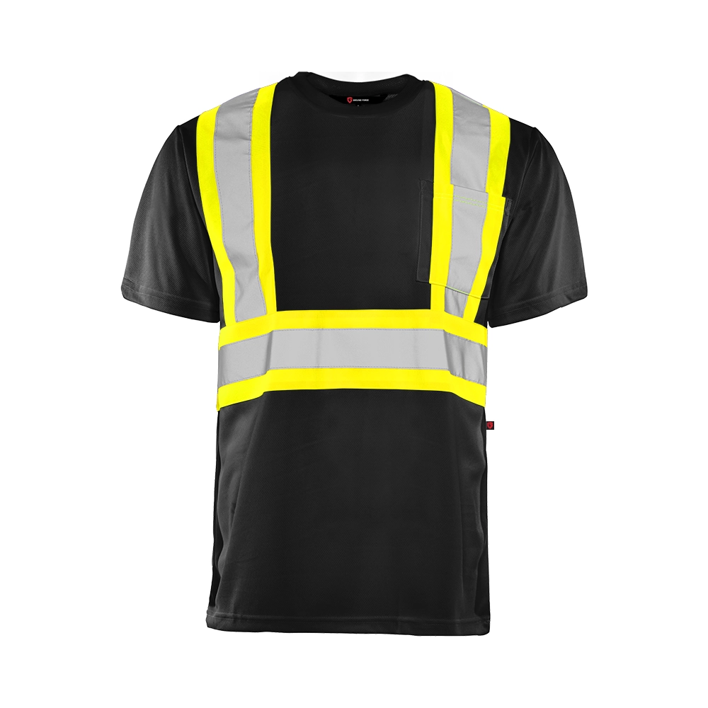 Hi-Vis Short Sleeve Polyester T-Shirt by Ground Force - Style TT1