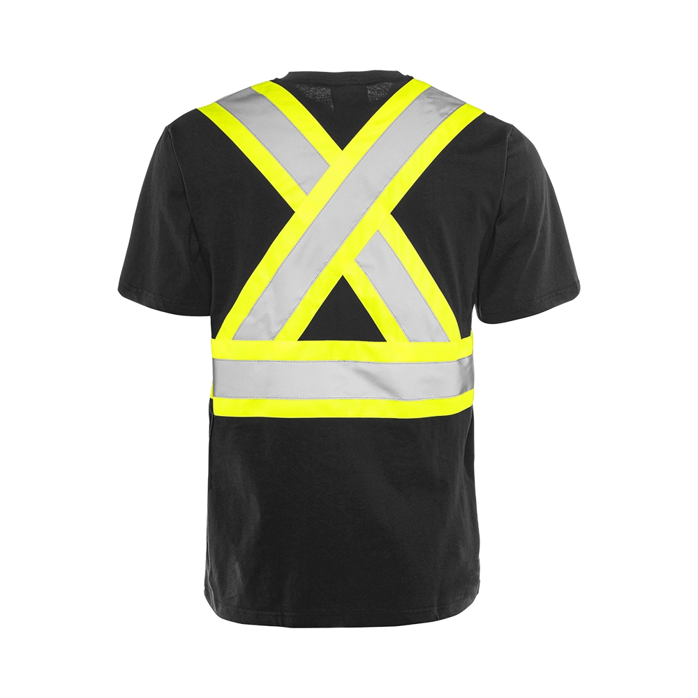 Hi-Vis 100% Cotton Short Sleeve T-Shirt by Ground Force - Style TT3