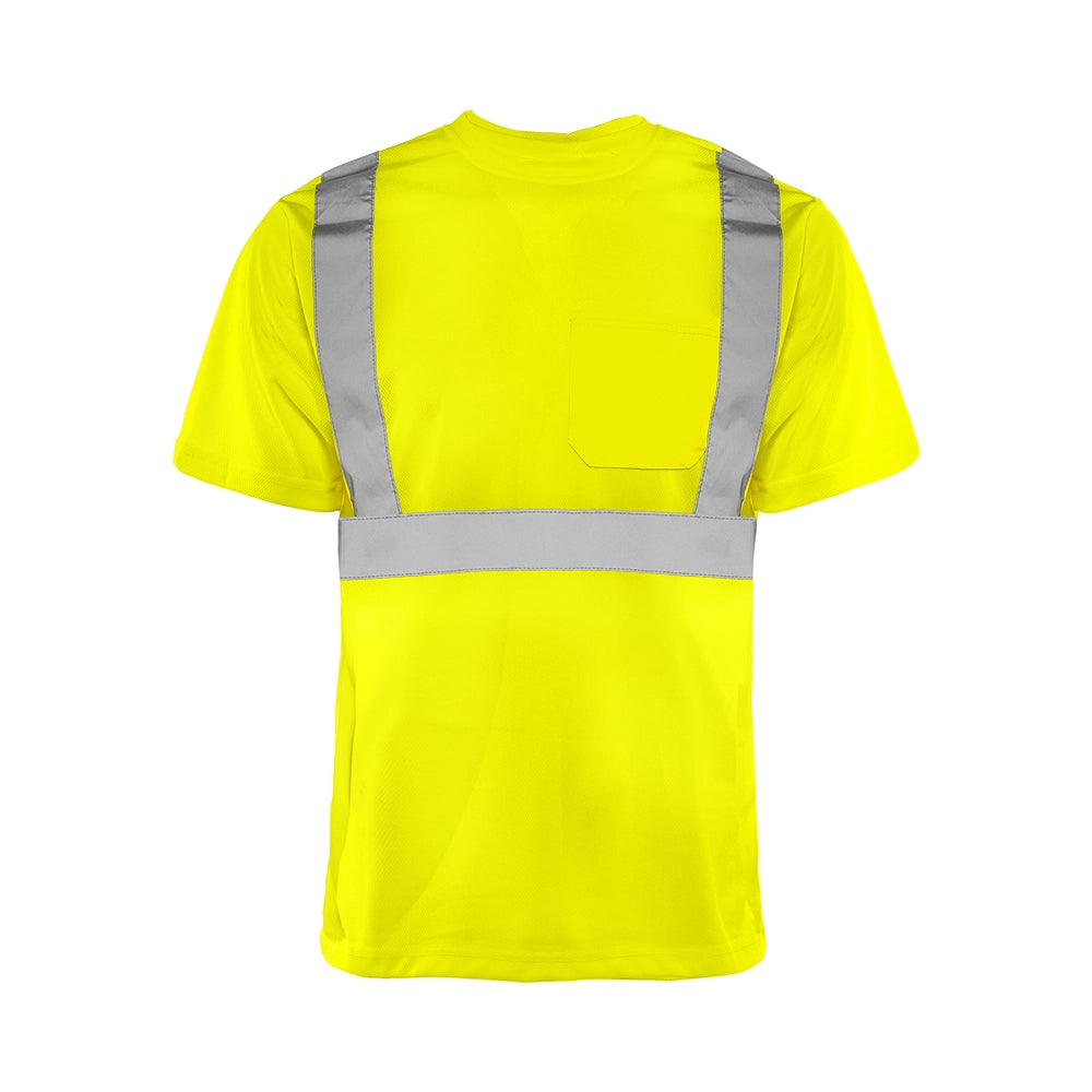 Hi-Vis Short Sleeve Polyester T-Shirt by Ground Force - Style TT5