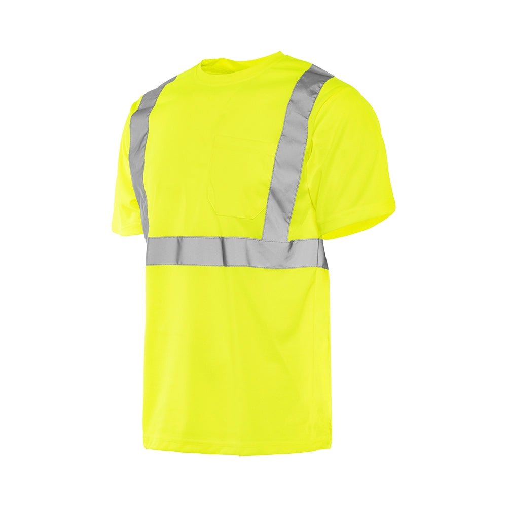 Hi-Vis Short Sleeve Polyester T-Shirt by Ground Force - Style TT5