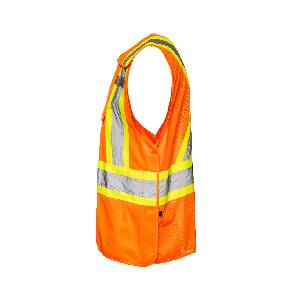 5 Pt. Tearaway Vest with Zipper By Ground Force - TV15