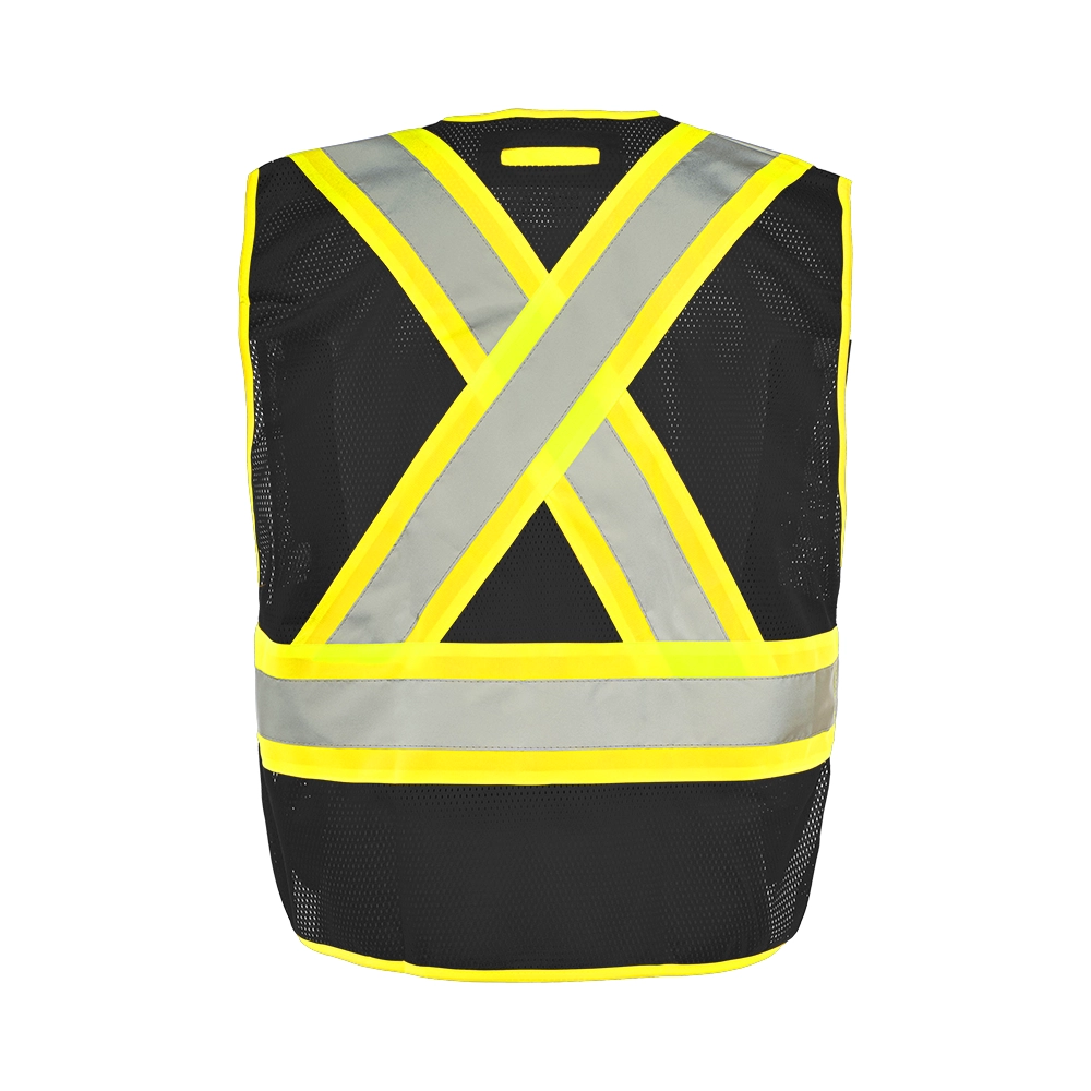 Universal 5 Pt. Tear-Away Mesh Safety Vest by Ground Force - Style TV1