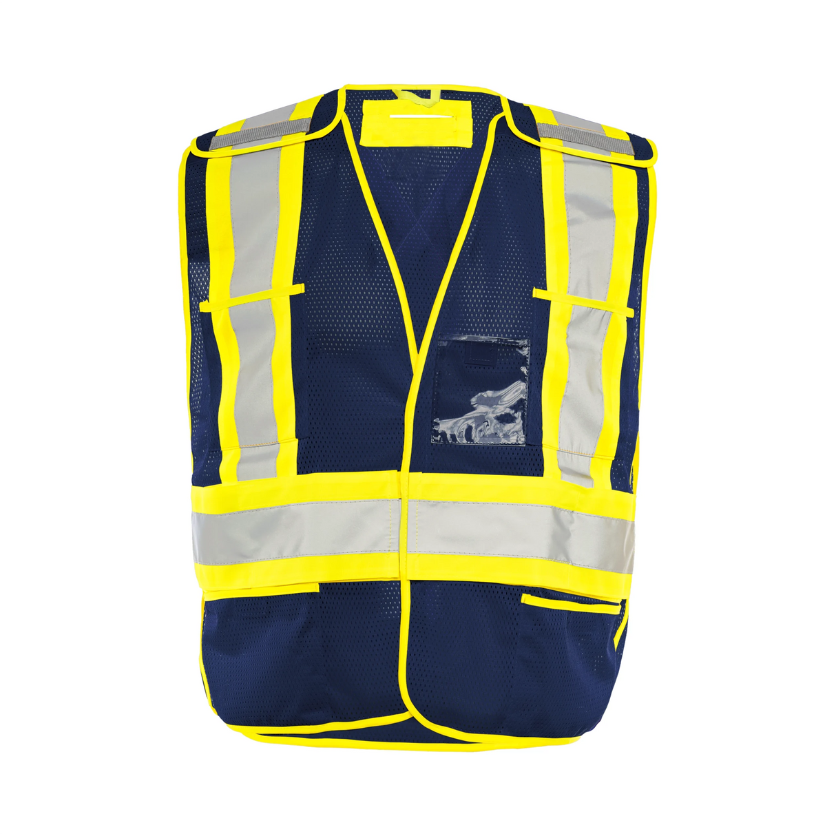 Universal 5 Pt. Tear-Away Mesh Safety Vest by Ground Force - Style TV1