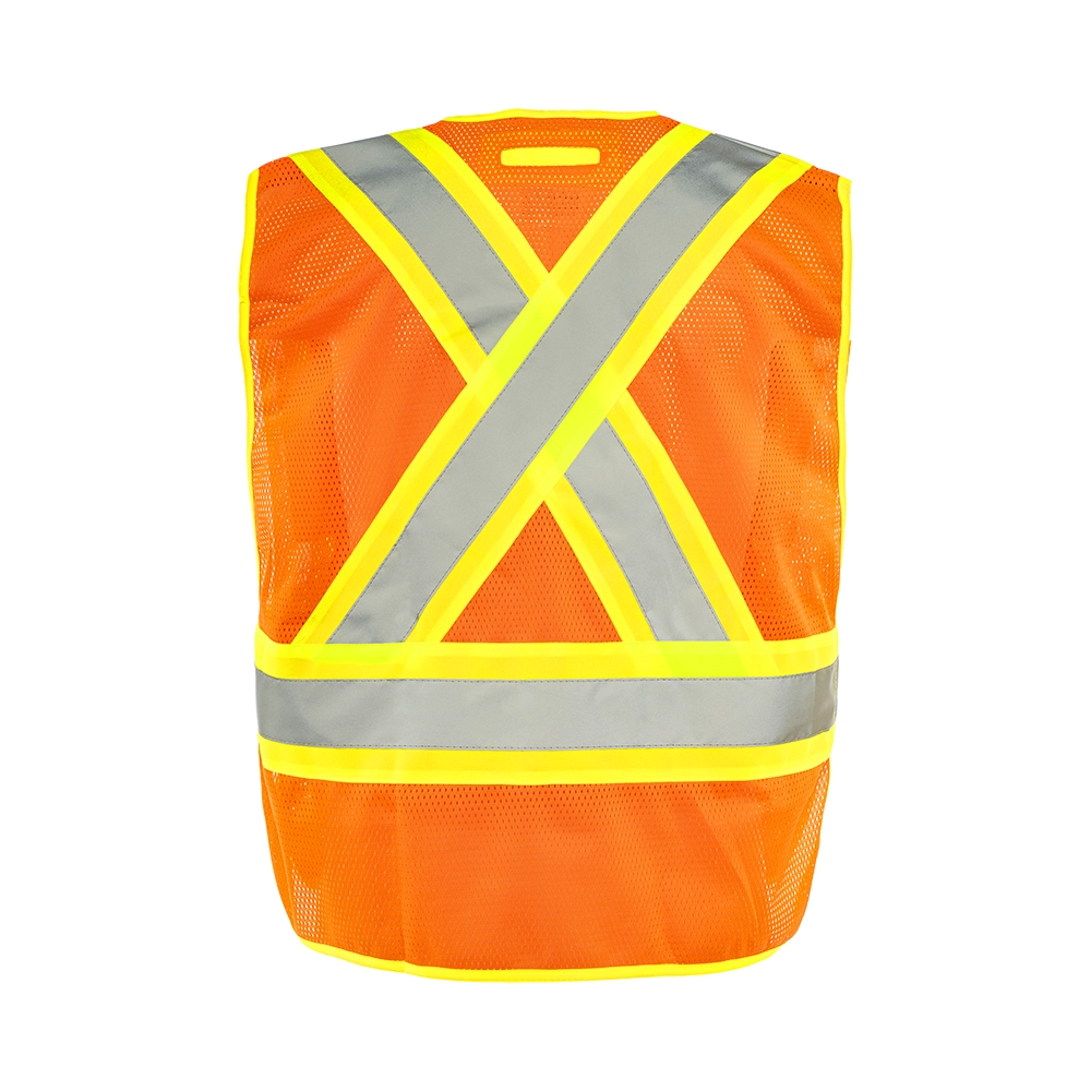 Universal 5 Pt. Tear-Away Mesh Safety Vest by Ground Force - Style TV1