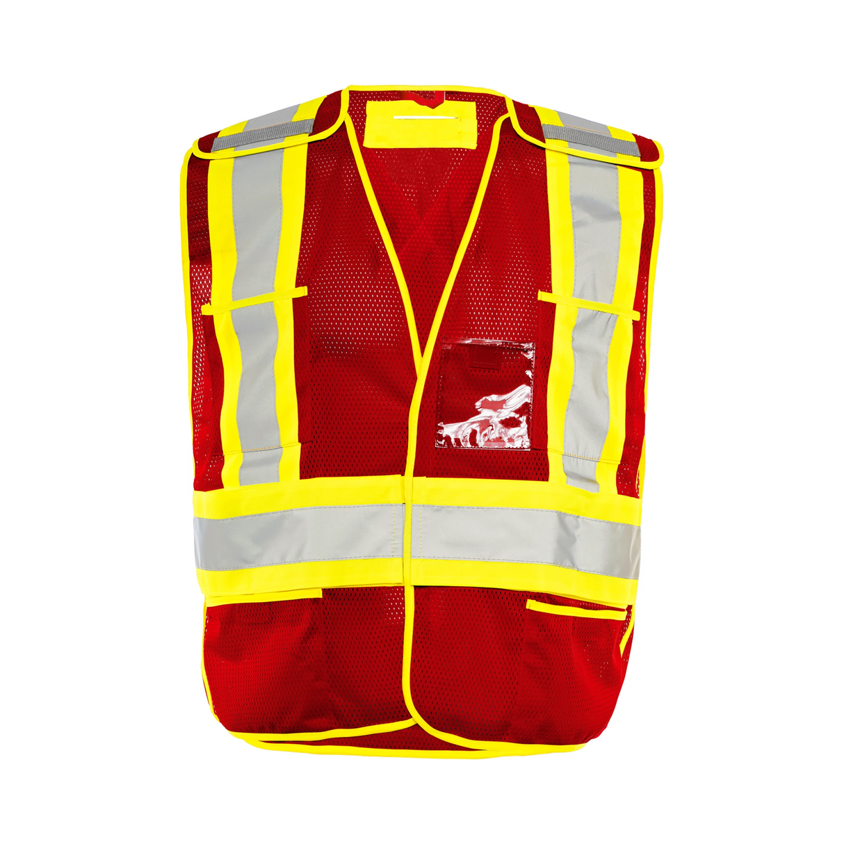 Universal 5 Pt. Tear-Away Mesh Safety Vest by Ground Force - Style TV1