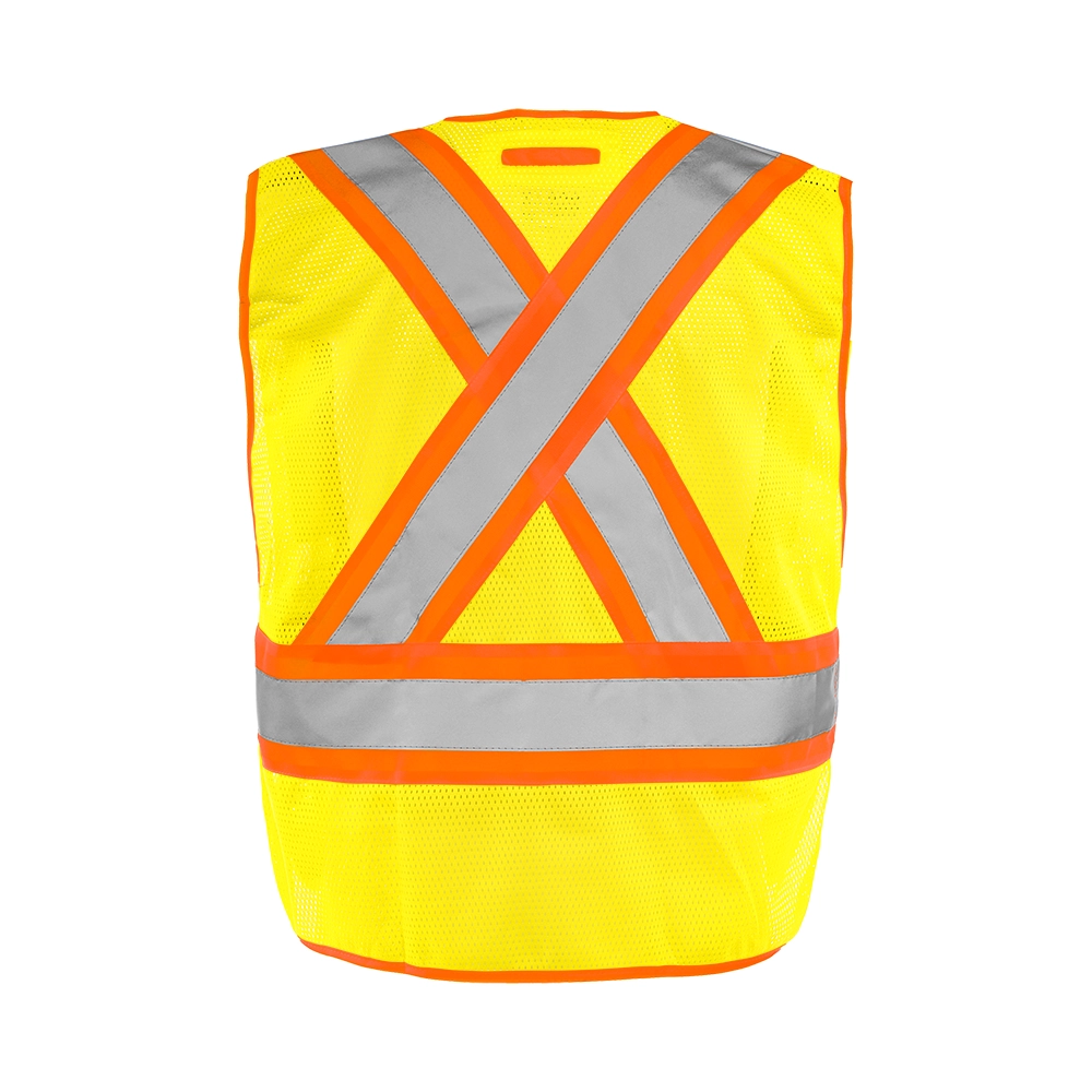 Universal 5 Pt. Tear-Away Mesh Safety Vest by Ground Force - Style TV1