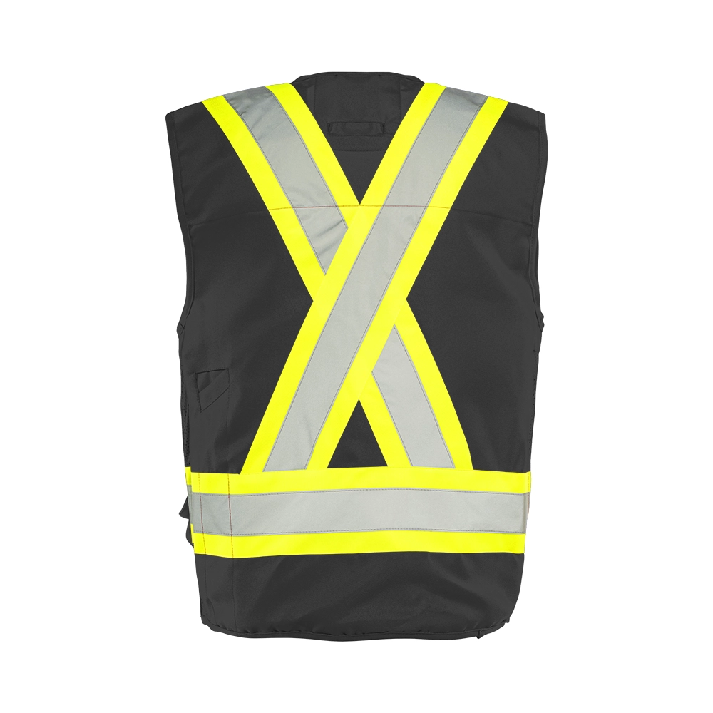 Hi-Vis Deluxe Surveyor's Vest by Ground Force - Style TV20