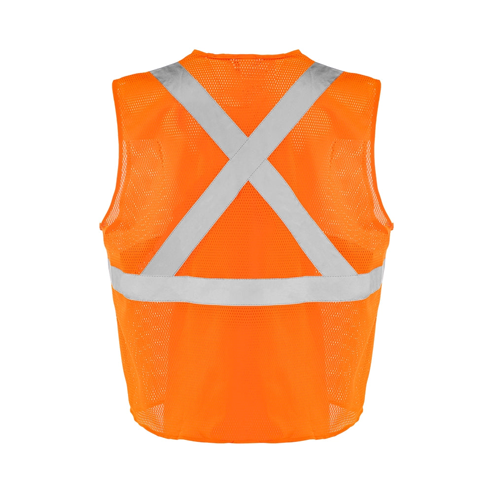 Hi-Vis Economy Traffic Vest by Ground Force - Style TV7