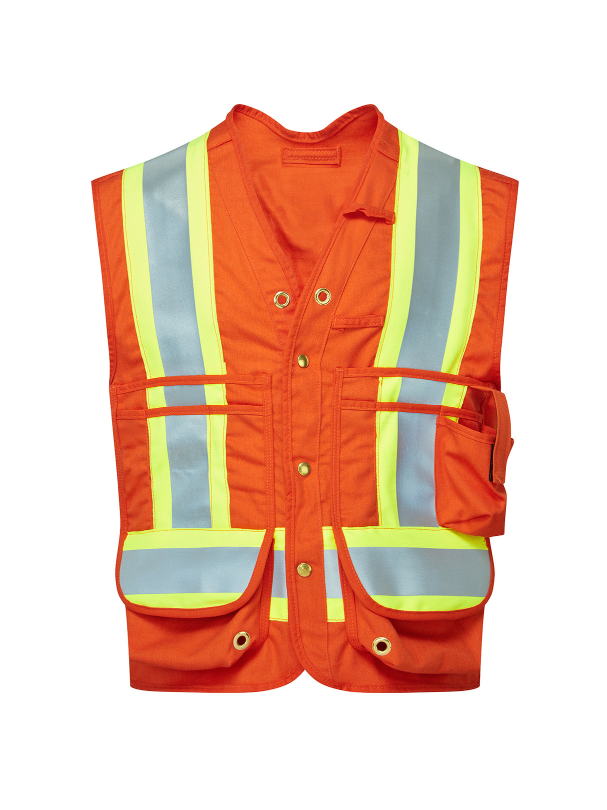 Westex UltraSoft 7 oz FR Surveyor Vest - Orange - Style 1130