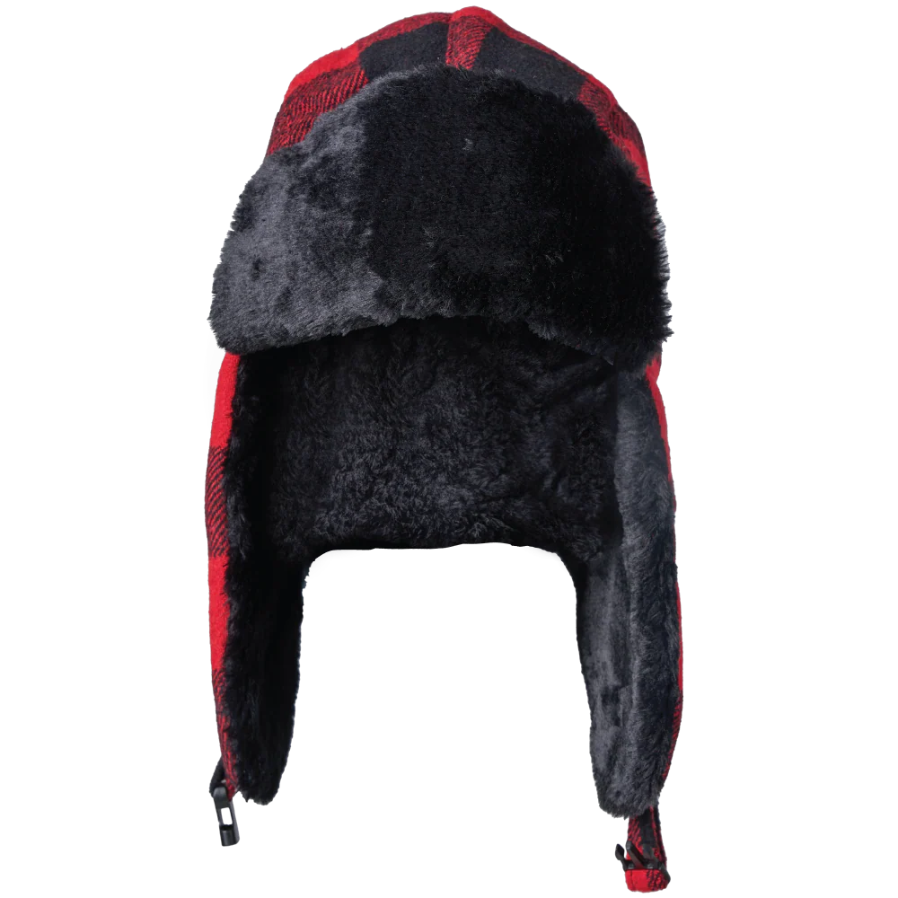 Buffalo Check Aviator Hat by Tough Duck - WA67