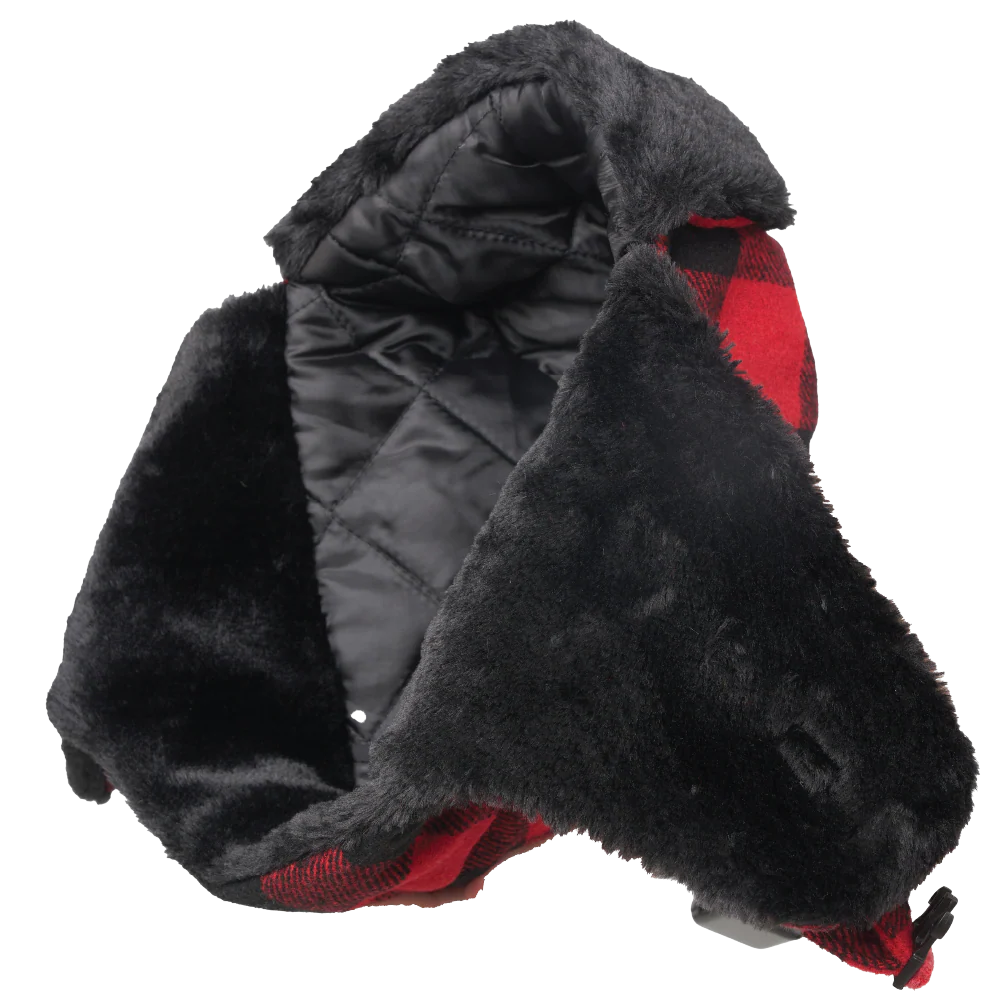 Buffalo Check Aviator Hat by Tough Duck - WA67