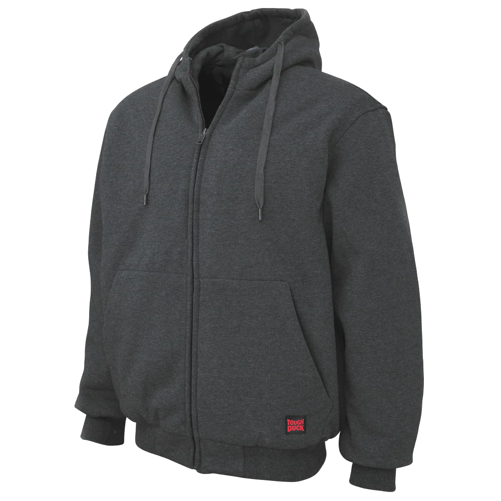 Fleece Lined Insulated Hoodie by Tough Duck - Style WJ08