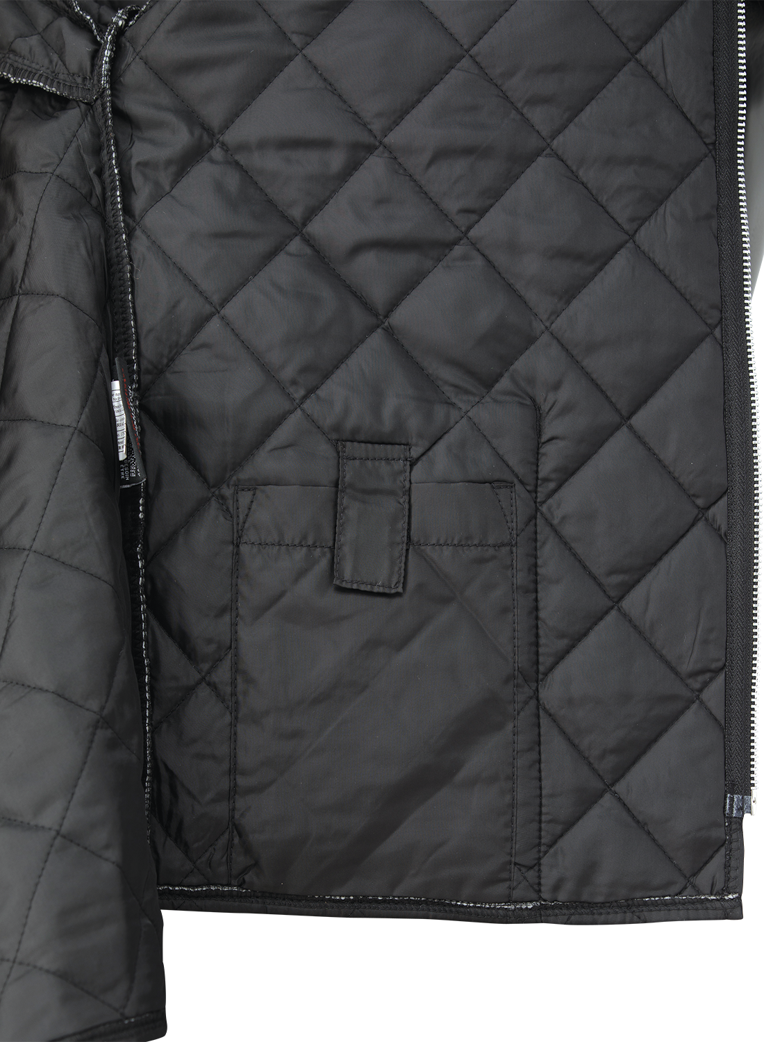 Black Quilted Freezer Jacket by Tough Duck - Style WJ25
