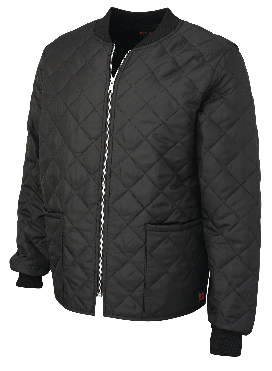 Black Quilted Freezer Jacket by Tough Duck - Style WJ25
