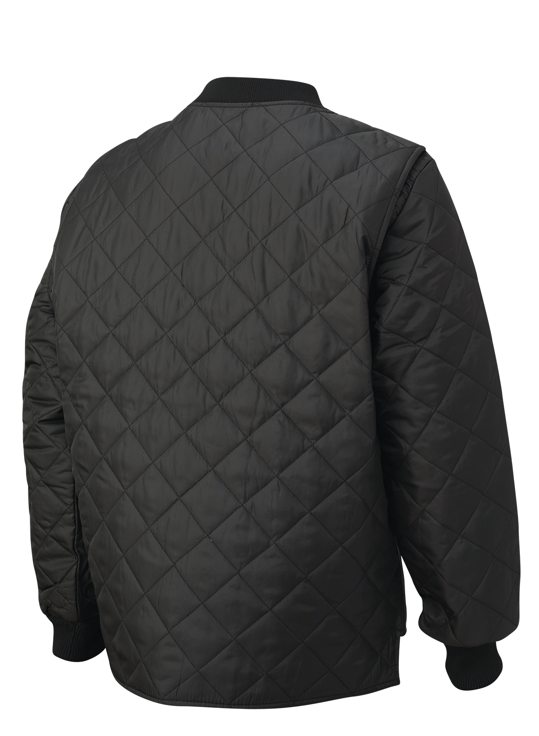 Black Quilted Freezer Jacket by Tough Duck - Style WJ25