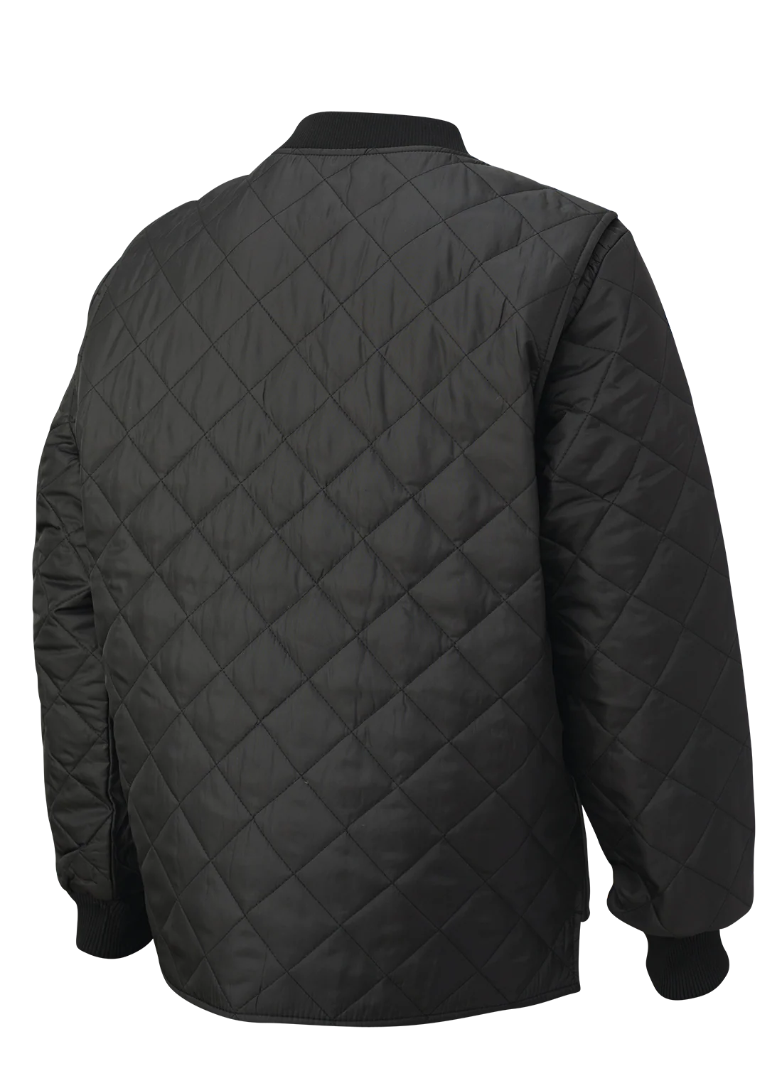Black Quilted Freezer Jacket by Tough Duck - Style WJ25