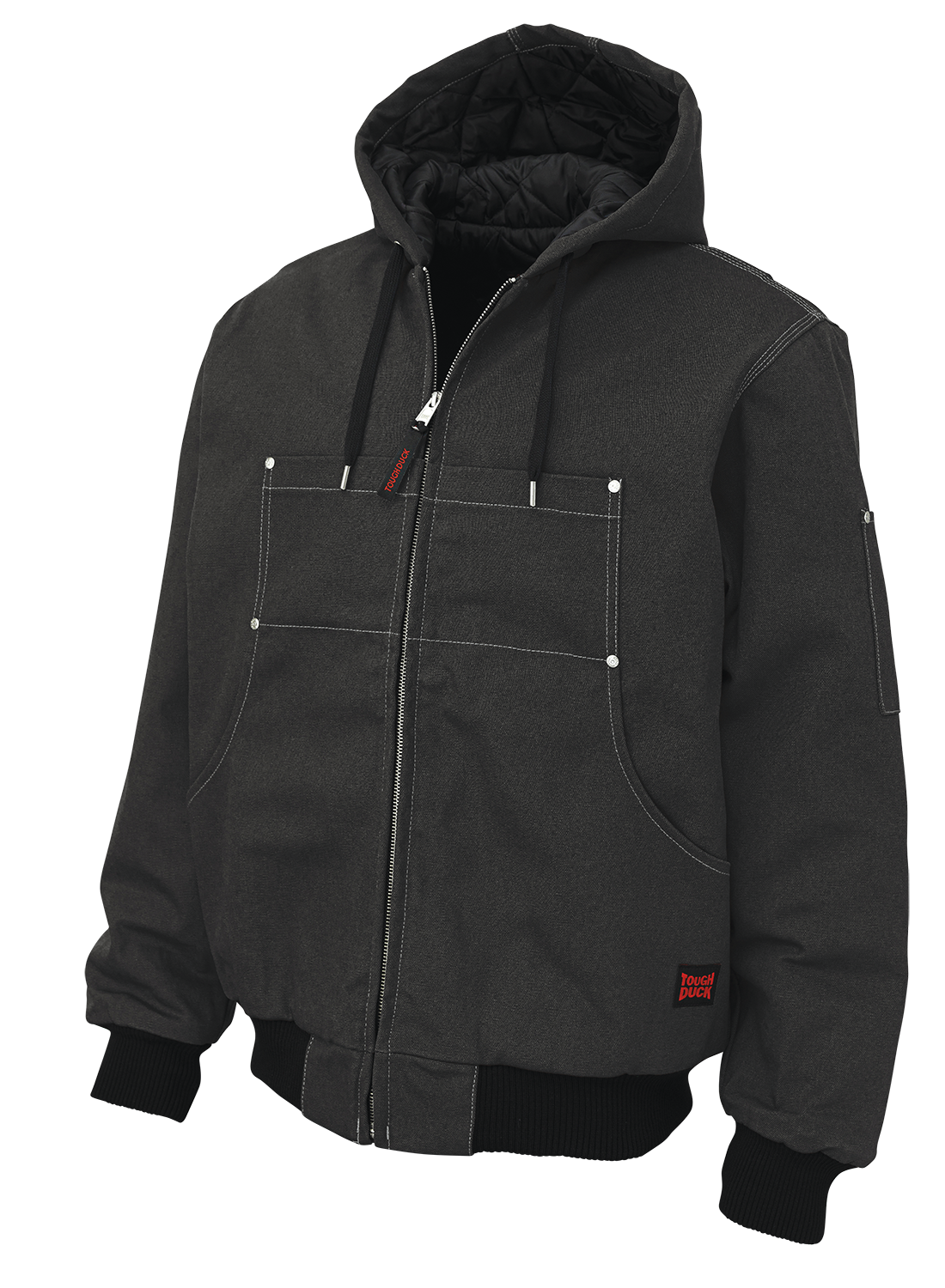 Duck Classic Hooded Duck Bomber Jacket by Tough Duck - Style WJ30