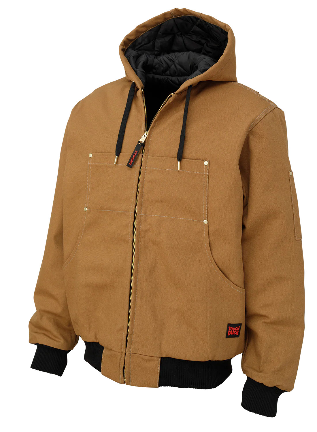 Duck Classic Hooded Duck Bomber Jacket by Tough Duck - Style WJ30