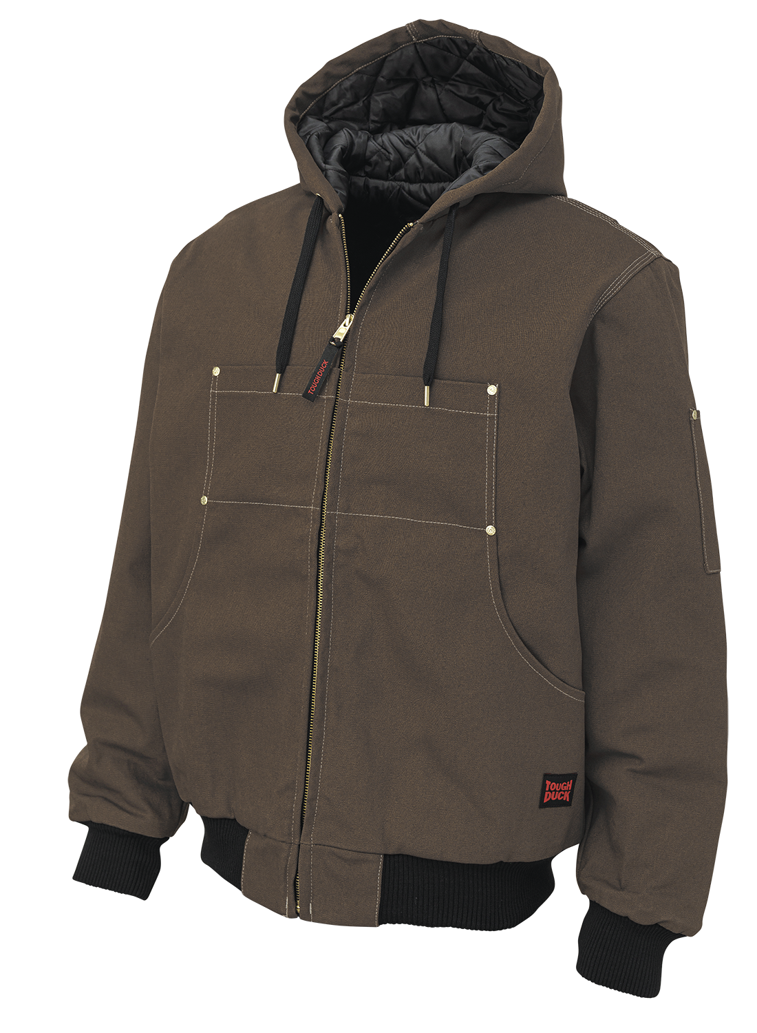 Duck Classic Hooded Duck Bomber Jacket by Tough Duck - Style WJ30