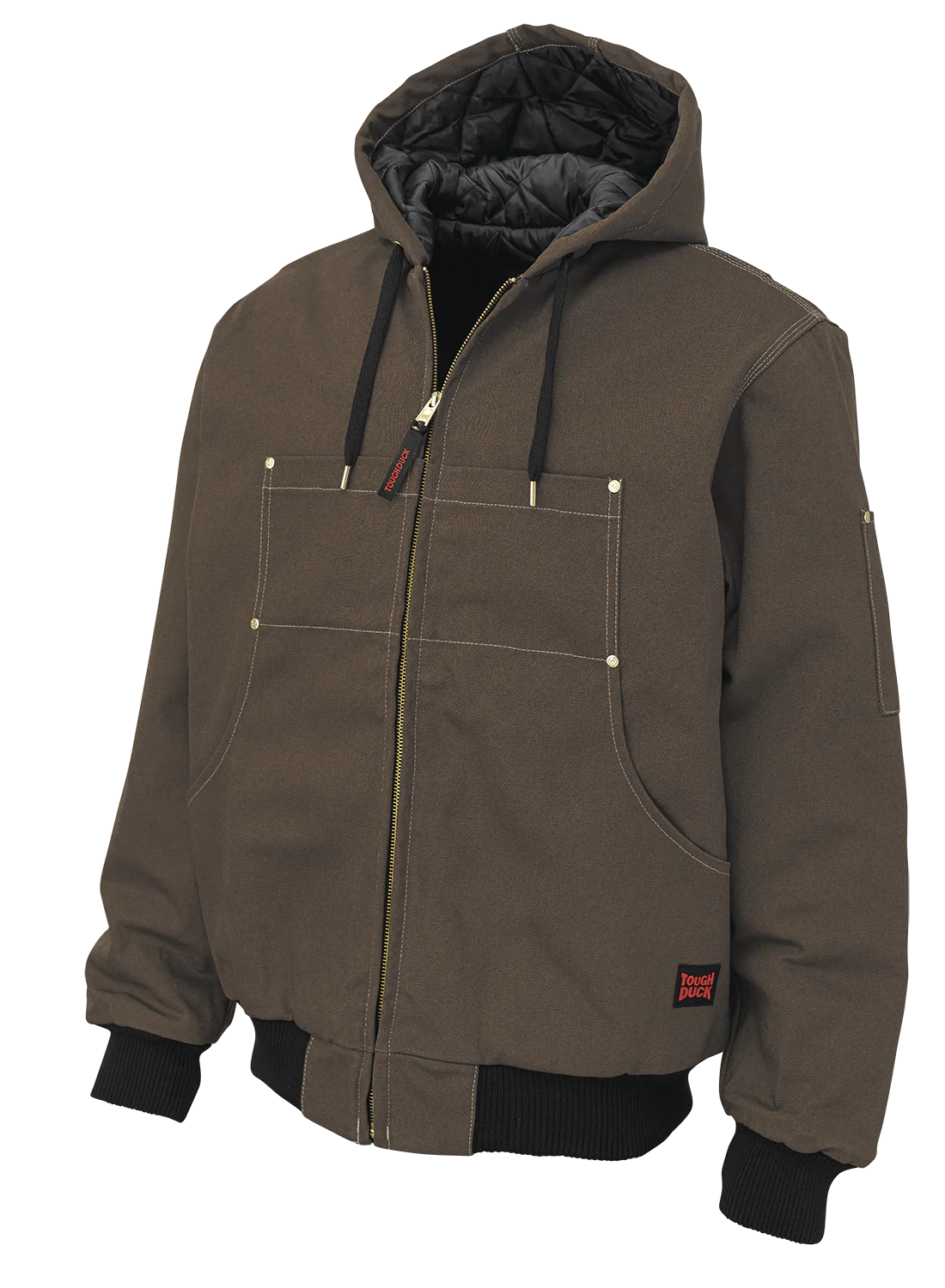 Duck Classic Hooded Duck Bomber Jacket by Tough Duck - Style WJ30
