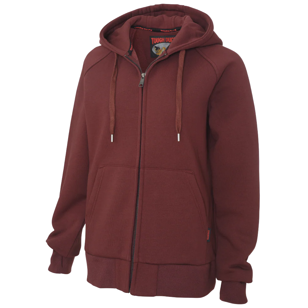 Women's Fleece Zip Hoodie by Tough Duck - Style WJ36