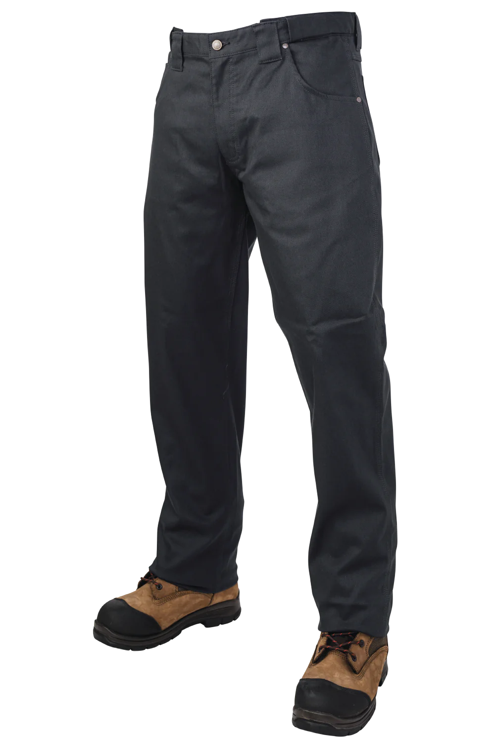 Relaxed-Fit Flat Front Flex Twill Pant with Expandable Waist by Tough Duck - Style WP09