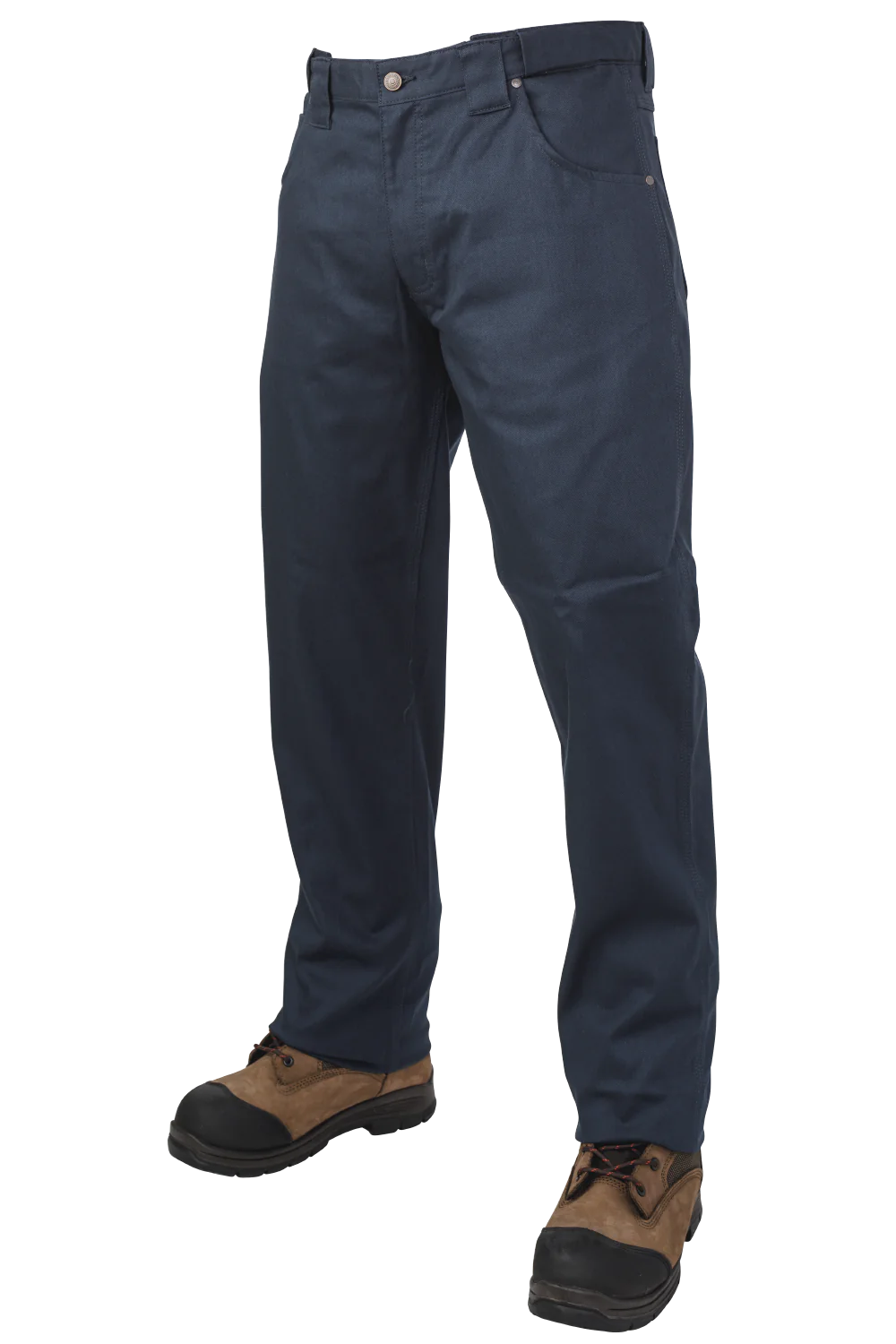 Relaxed-Fit Flat Front Flex Twill Pant with Expandable Waist by Tough Duck - Style WP09