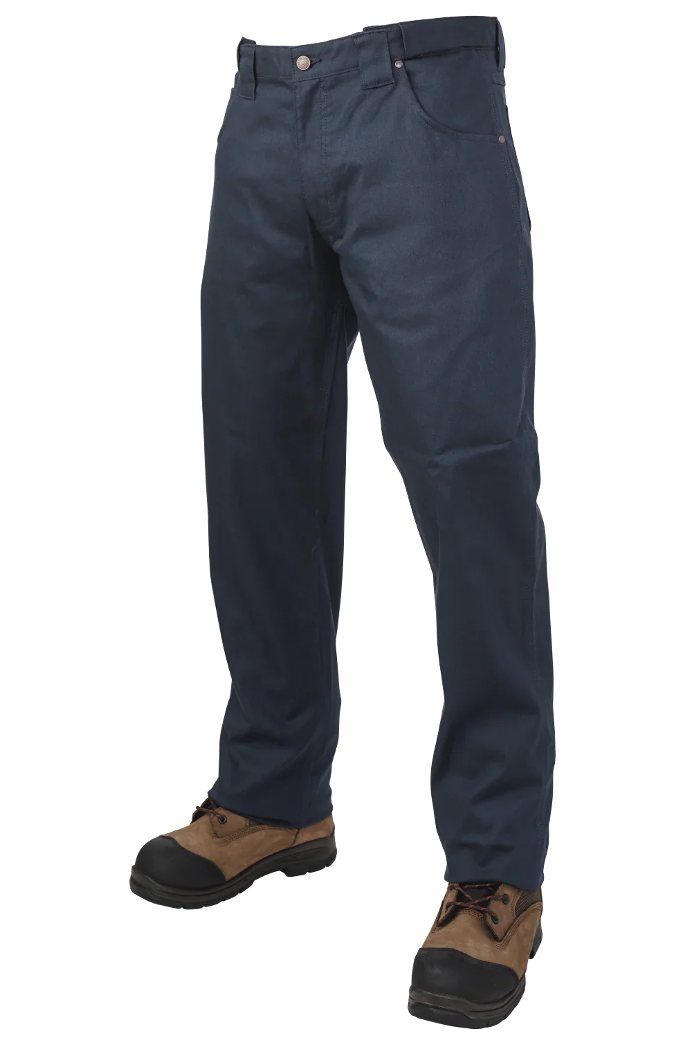 Relaxed-Fit Flat Front Flex Twill Pant with Expandable Waist by Tough Duck - Style WP09