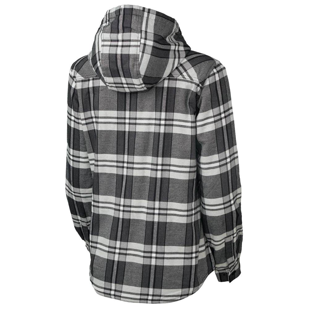 Women’s Plush Pile-Lined Hooded Flannel by Tough Duck - Style WS12